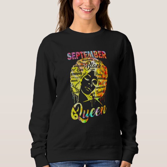 Camiseta Setembro Rainha Negra Mulher Negra Afro (Frente)