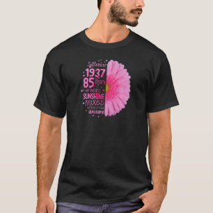 Camiseta Setembro Rapariga 1937 85 Anos 85 Anos Aniversário