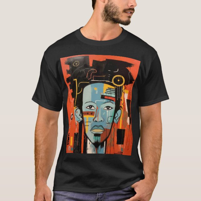 Camiseta sétima identidade cultural Black History art (Frente)