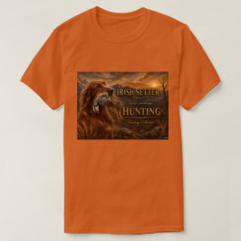 Camiseta Setter Irlandês com Perdiz Chucar ,Arte