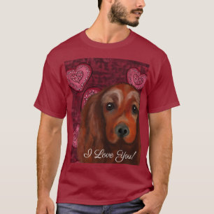 Camiseta Setter Irlandês Ruivo