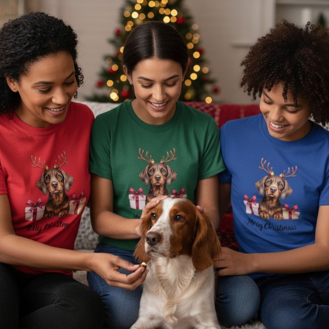Camiseta Setter Reindeer (Criador carregado)
