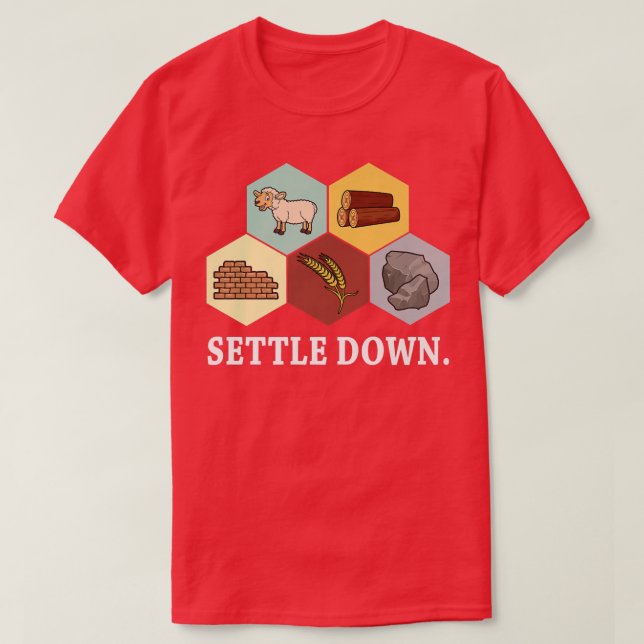 Camiseta Settle Down Conselho Game Night 736 (Frente do Design)