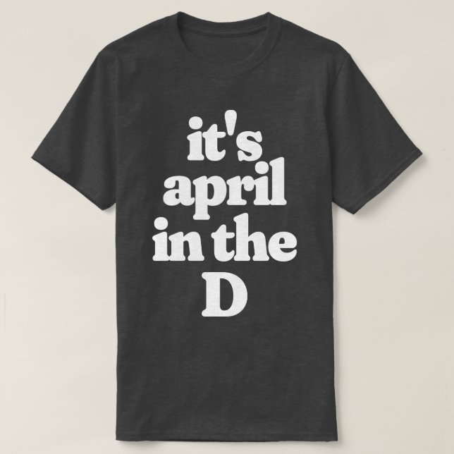 Camiseta Seu abril na D (Frente do Design)
