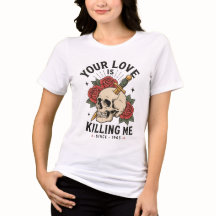 Seu Amor Está Me Matando Crânio Vintage
