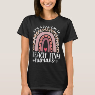 Camiseta Seu Bom Dia Para Ensinar Provedores de Creche para