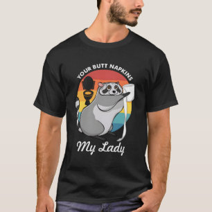 Camiseta Seu Bumbum Nápoles Minha Lady Raccoon Trash Panda