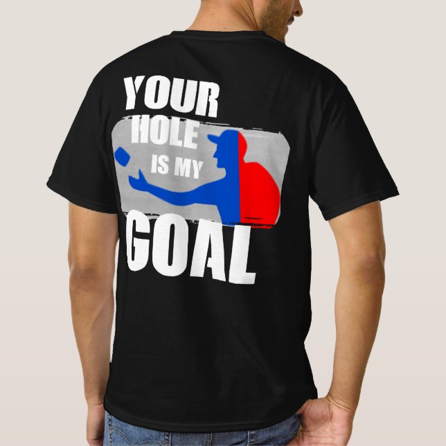 Camiseta Seu Buraco É Meu Corno De Goal Engraçado Presente  (Verso)