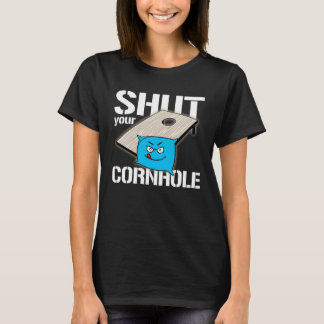 Camiseta Seu Buraco é meu Gol Cornhole cale a boca