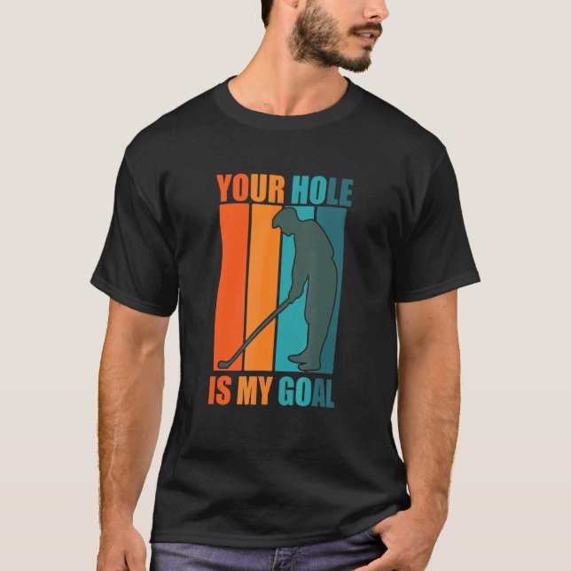 Camiseta Seu Buraco É Meu Golfe De Goa (Frente)