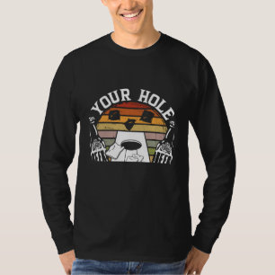Camiseta Seu Buraco É Minha Cortina De Impressões Digitais