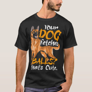 Camiseta Seu Cachorro Chega Polícia de Cachorro da Polícia