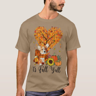 Camiseta Seu Cachorro de Corgi Fora Amava O Hallowan De Açã