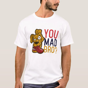 Camiseta Seu Cara De Cartoon De Cão Engraçado