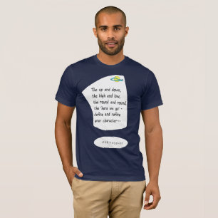 Camiseta Seu caráter - Letra preta