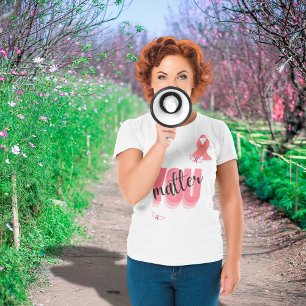 Camiseta Seu Carro-Mama Combatente de Cancer e Sobrevivente