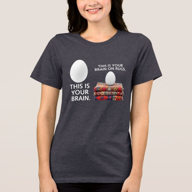 Camiseta Seu Cérebro em Tapetes (Frente)