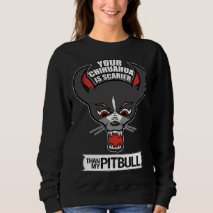 Camiseta Seu Chihuahua É Mais Assustador Do Que Meu Touro D