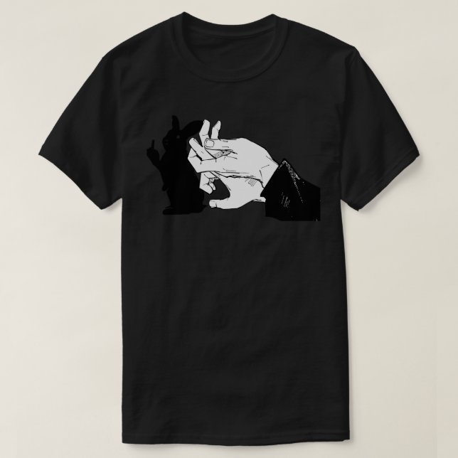 Camiseta Seu Coelho Fantoche de Sombra Animal (Frente do Design)