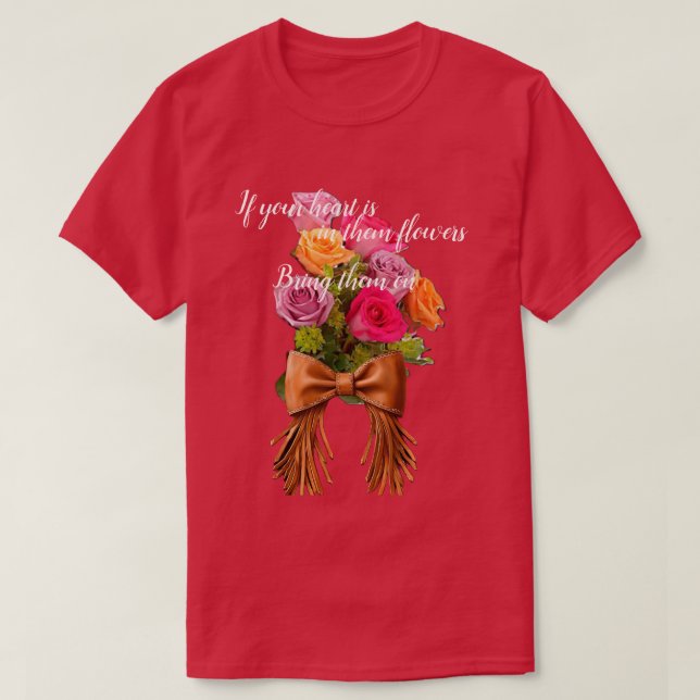 Camiseta Seu coração (Frente do Design)