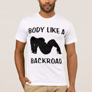 Camiseta Seu Corpo Como Uma Estrada Traseira #USAPatriotGra