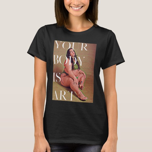 Camiseta Seu corpo é gordo e positivo (Frente)