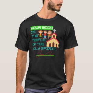 Camiseta Seu corpo fez o templo do espírito sagrado dentro
