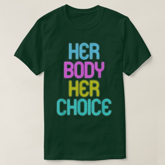 Camiseta Seu Corpo Sua Escolha Feminismo Empoderamento 270 (Frente do Design)