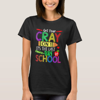 Camiseta Seu Crayon Feliz Último Dia De Aula Professor S
