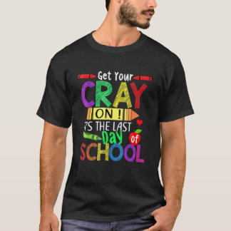Camiseta Seu Crayon Feliz Último Dia De Aula Professor S