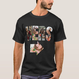 Camiseta Seu & Dela Colagem de Fotos de Casal Combinando