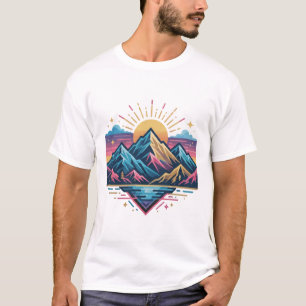 Camiseta Seu design moderno e trendy