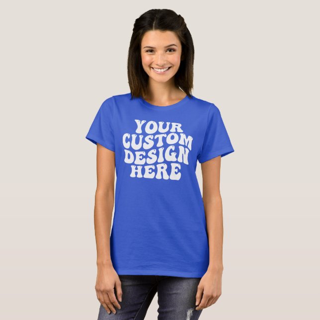 Camiseta Seu Design Personalizado Aqui (Frente Completa)