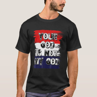 Camiseta Seu Deus Não É Meu Deus  Declaração Ateu Agnóstico
