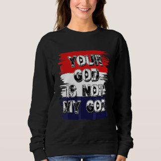Camiseta Seu Deus Não É Meu Deus  Declaração Ateu Agnóstico