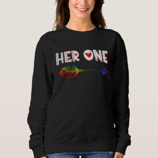 Camiseta Seu Dia de os namorados Engraçado Casal LGBT Lésbi