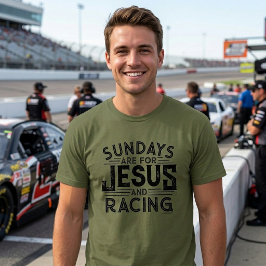 Camiseta Seu "Domingos são para Jesus e Corridas"