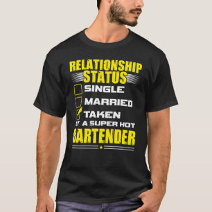 Camiseta Seu e sua ideia de status de relacionamento com o 