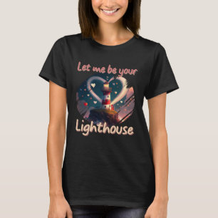 Camiseta Seu farol para um