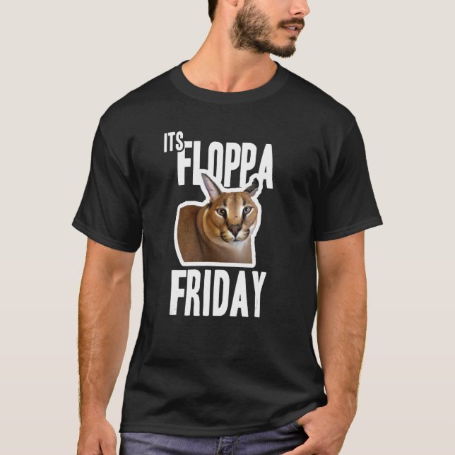 Camiseta Seu Floppa Friday Meme (Frente)