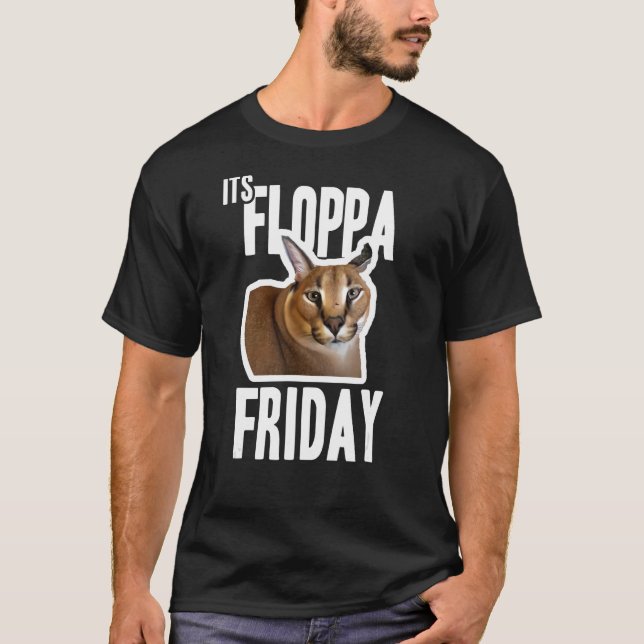 Camiseta Seu Floppa Friday Meme (Frente)