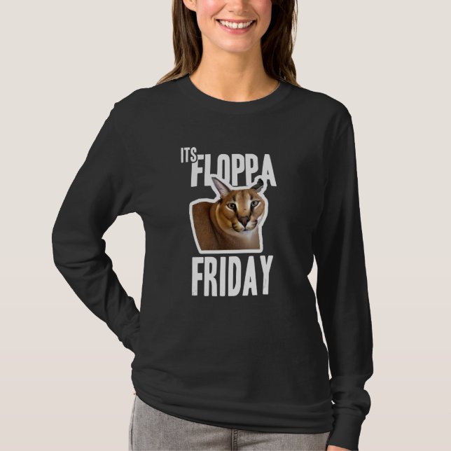 Camiseta Seu Floppa Friday Meme (Frente)