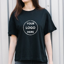 Camiseta Seu Funcionarios de Logotipo para Empresas Moderna