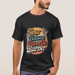 Camiseta Seu Futuro Barbeiro Favorito Corta Cabelos Especia