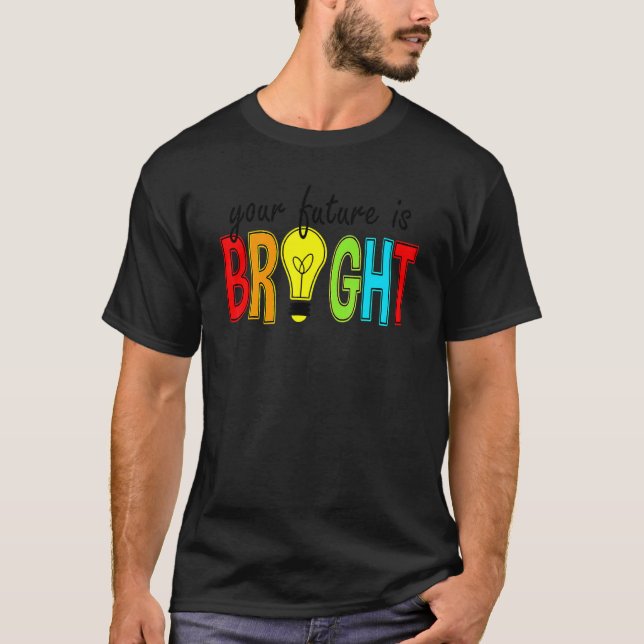 Camiseta Seu Futuro Está De Volta Para O Professor (Frente)