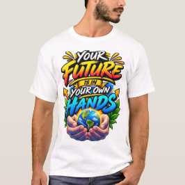 Camiseta Seu Futuro Está em Suas Próprias Mãos