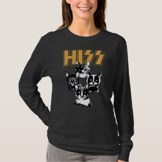 Camiseta Seu Gato Bonito Mamãe Gatinhos Rock