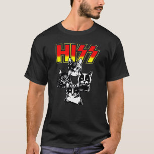 Camiseta Seu Gato Bonito Mamãe Gatinhos Rock