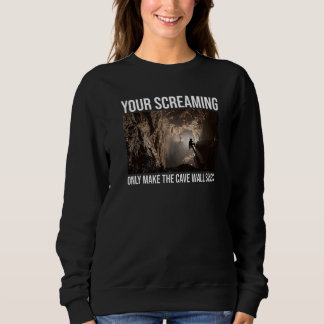 Camiseta Seu Grito Só Faz A Parede Da Caverna Cantar Caver