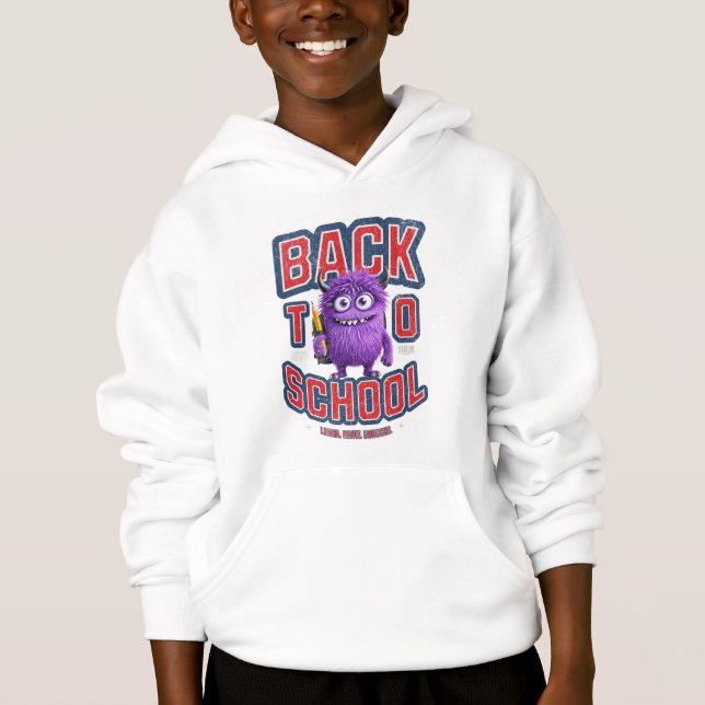 Camiseta Seu Guia do Monstro Roxo para a Escola! (Frente)
